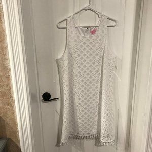 EUC Lilly Pulitzer White Shift Dress